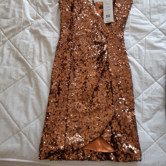 French connection sequin cocktail dress - Picture 3 of 5